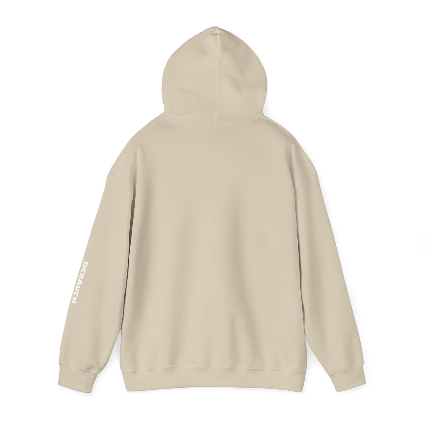 Guard Your Focus Cozy Hoodie in Sand - Close-up detail of comfortable sensory-friendly hoodie