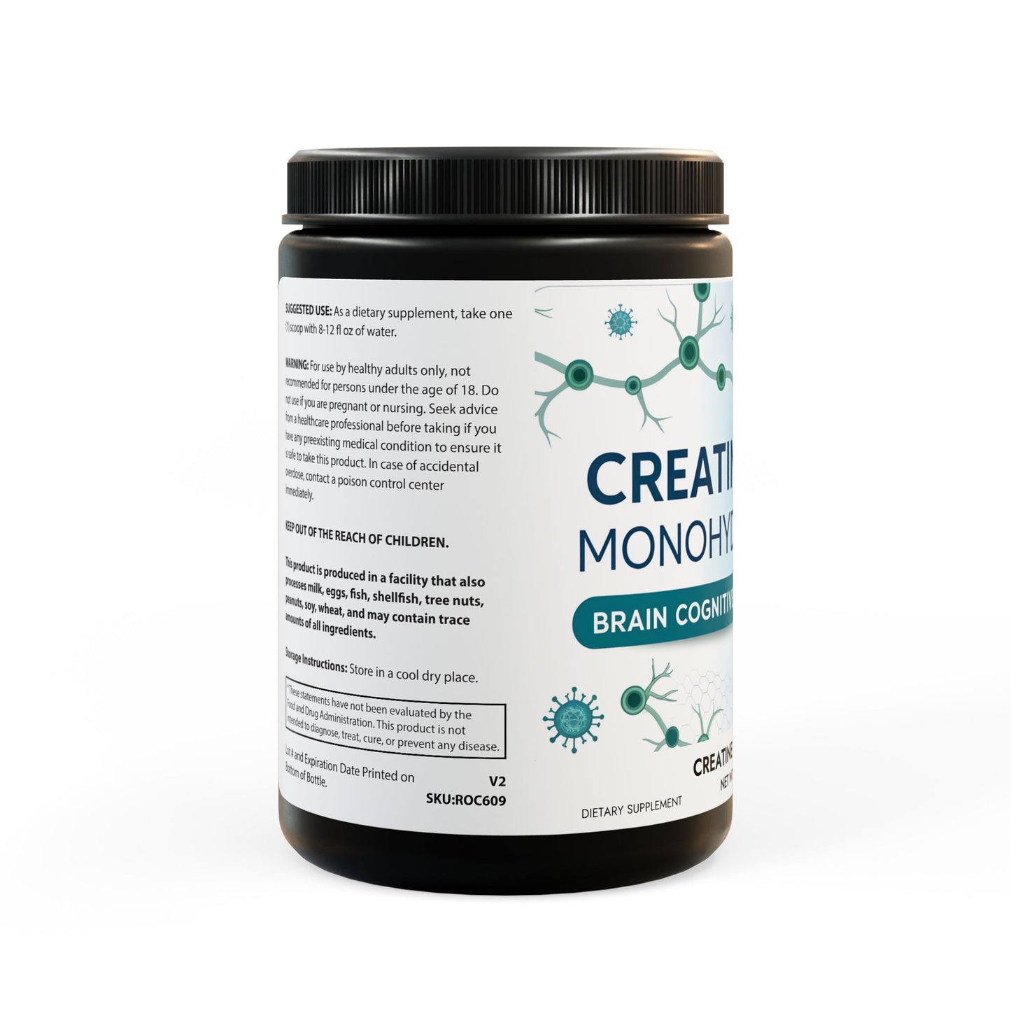 Creatine Monohydrate Supplement for Cognitive Boost