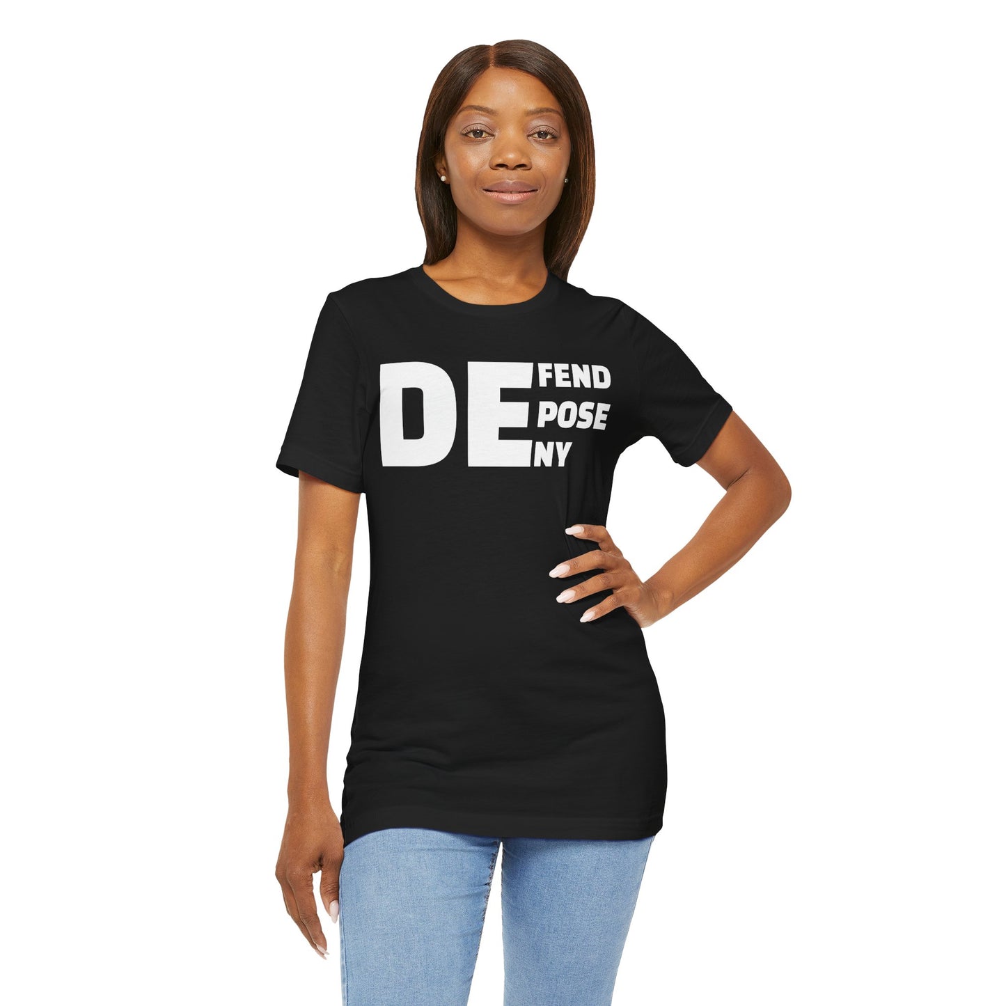 Defend, Depose, Deny TShirt Classic by Debauch