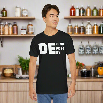 Defend, Depose, Deny TShirt Classic by Debauch