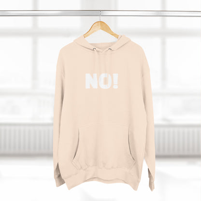 NO! Hoodie Pale Pink Classic By Debauch