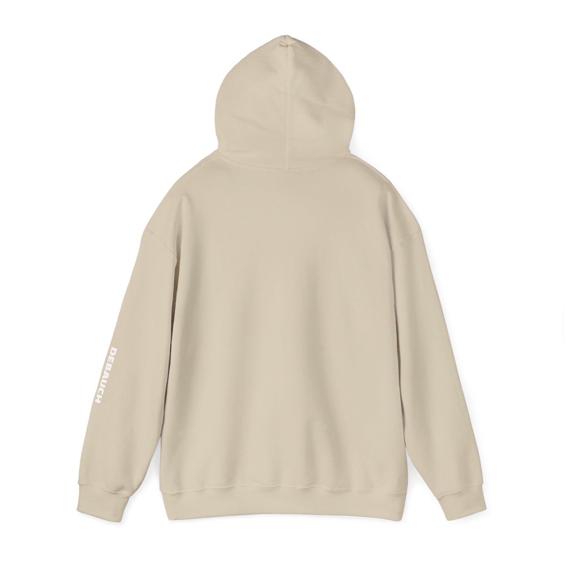 Guard Your Focus Cozy Hoodie in Sand - Close-up detail of comfortable sensory-friendly hoodie