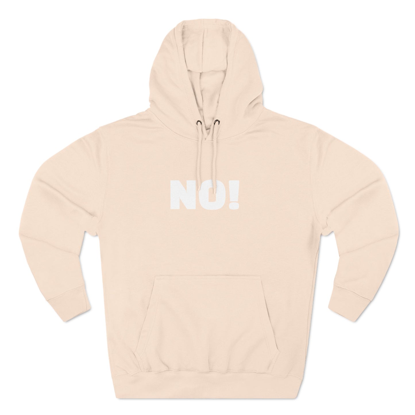 NO! Hoodie Pale Pink Classic By Debauch