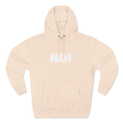 NO! Hoodie Pale Pink Classic By Debauch