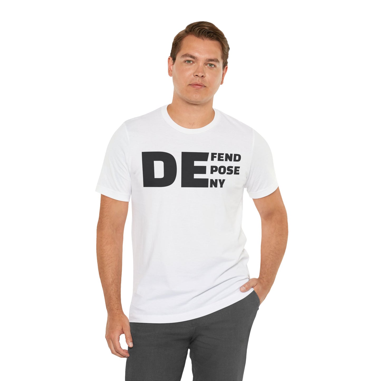 Defend, Depose, Deny TShirt Classic by Debauch